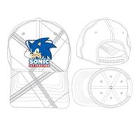 Casquette Blanche Sonic - DIFUZED - Sonic - Adulte - Mixte - Sportswear