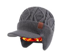 Casquette Bonnet Chaud- Bonnet Hiver Disco Hiver Épais Doublé Polaire pour Protéger Les Oreilles en Maille Froide pour Et Enfants 2026