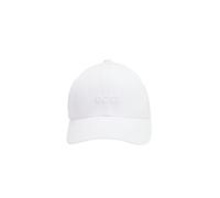 BOSS Casquette en twill de coton à six panneaux et à logo brodé - Style Zed, 50495121 Blanc pcs.
