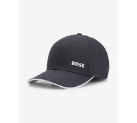 BOSS Casquette en twill de coton avec logo imprimé - Style Cap-Bold, 50519219 Bleu foncé pcs.