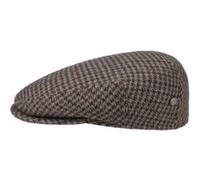 Casquette Britain Pied-de-poule by Lierys marron 62 cm