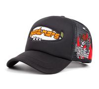 Casquette brodée avec lettres pour hommes, ajustable, squelette trois étoiles, Gunner, Hip Hop, casquette de Baseball pour unisexe, chapeau de soleil d'extérieur, 2024 White