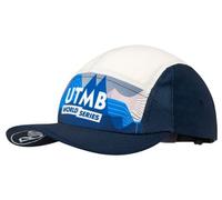 Casquette buff 5 panel go utmb 2025 blanc bleu