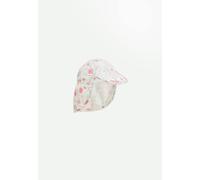 Casquette Cache-cou Bébé En Gaze De Coton Anaelle Ecru 6/9M(67/71)