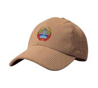 Casquette Camionneur Velours Anti-UV - Unisexe Patch Khmers Rouges du Kampuchéa Démocratique Militaire Ajustable
