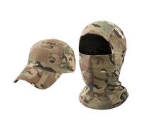 Casquette camouflage avec cache-cou, chapeau de protection solaire pour l'extérieur, convient pour la course, la pêche, la chasse, l'alpinisme et le camping, multicolore