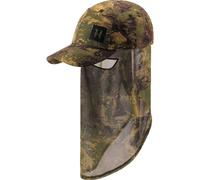 Casquette camouflage Härkila Deer Stalker avec filet de camouflage Camo vert forêt Axis MSP