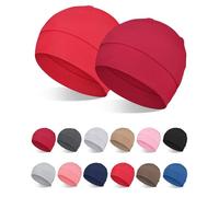 Casquette Cancer pour Femme Chute de Cheveux Bonnet de Sommeil Casquette 100% Coton
