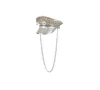 casquette capitaine sequin argent - 33022
