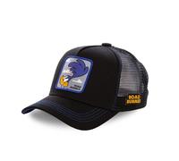 Capslab Casquette Trucker Bip Bip – Looney Tunes, toutes saisons, Taille TU, Noir/Bleu/Gris/Jaune