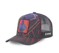 Capslab Casquette Marvel Black Panther – Trucker, filet rigide, visière arrondie – Homme Noir