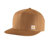 Casquette Carhartt ferme canard plat bord marron