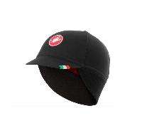 Castelli Casquette thermique Mixte Difesa CA5W0 Noir/Rouge Taille unique EU