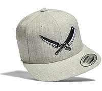 Casquette: Charcutier - Boucher Grill Grillade BBQ Barbecue Toque Cuisinier - Flexfit Classic Snapback Basecap - Bonnet Hip-Hop Rap - Cap Cadeau Homme-s Femme-s- Urban Streetwear (One Size Gris)