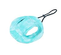 Casquette Chien et Chat en Coton Léger - Bob Réglable Anti-UV avec Oreilles Libres, Taille 34cm (pour Animaux de 4 à 6.5 kg), Vert - Protection Solaire Respirante pour Toutes Saisons