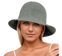 Casquette Chien Grande Taille Chapeau de Soleil d'été léger et Respirant pour activités de Plein air, Chapeau de pêcheur Pliable pour Tenue décontractée et Plage Béret Hiver (Army Green, One Size)