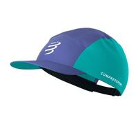 Casquette compressport 5 panel bleu