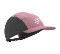 Casquette compressport 5 panel eat my dust rose