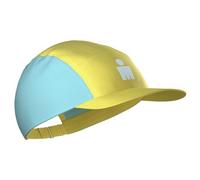 Casquette compressport 5 panel ironman 2026 jaune gris bleu