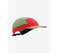 Casquette Compressport 5 Panel Light vert rouge