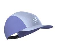 Casquette compressport 5 panel violet gris