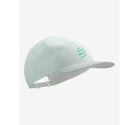Compressport - Casquette légère et respirante - 5 Panel Cap Star White/Blue-Green - Blanc Blanc
