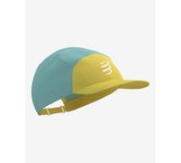Compressport Casquette 5 Panel Unisexe Jaune/Bleu Taille unique