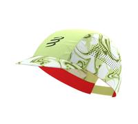 Casquette Compressport Pro Racing Vert Rouge