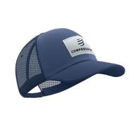 Casquette Compressport Trucker 6P bleu indigo