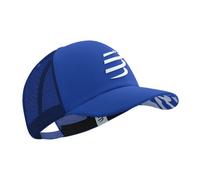 Casquette compressport trucker bleu blanc
