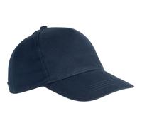 Casquette coton épais - 5 panneaux (Marine - One Size - Homme)