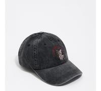 Casquette coton léopards brodés grise M
