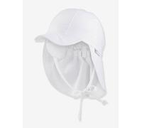 Casquette coton protège-nuque enfant Sterntaler blanc 51CM (4A)