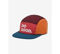Casquette Cotopaxi Do Good 5-Panel rouge bleu orange.