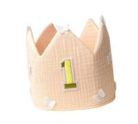 Casquette couronnée délicate pour nouveau-nés de 0 à 1 an - Accessoire de fête d'anniversaire - Accessoire photo pour nouveau-né - Pour séance photo