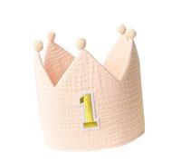 Casquette couronnée délicate pour nouveau-nés de 0 à 1 an - Accessoire de fête d'anniversaire - Accessoire photo pour nouveau-né - Pour séance photo