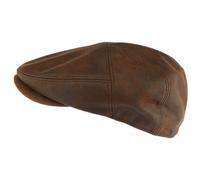 Casquette cuir marron suedine Dooker Aussie Apparel - Taille: L - Couleur: Marron - Homme
