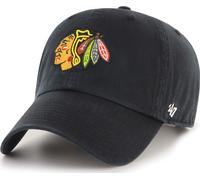 Casquette Curved Black Clean Up Chicago Blackhawks 47 Brand