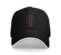 Casquette d’été Pare-Soleil Jour des Morts Prières La Calavera Catrina Hip Hop Capuchons Crâne Mexicain Santa Muerte Chapeau de Cowboy Chapeaux à visière