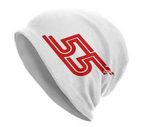 Casquette d’Hiver Unisexe Carlos Sainz Jr F1 Graphique Signature Dark Skullies Bonnets Casquettes Chaudes Automne Hiver Casquettes Bonnets tricotées pour Cadeaux Adultes Unisex