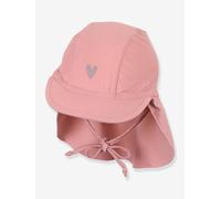 Sterntaler Schirmmütze Nackenschutz Herz Bonnet de Bain, zartrosa, Normal Enfants Unisexes