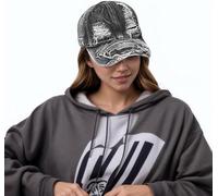 Casquette de Base-Ball en Jean Déchiré Chapeau de Streetwear Style Décontracté Vintage Casquette à Visière Anti-UV Trucker Américain Respirants pour Hip-hop Randonnée Voyage Golf Balade Sport