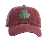 Casquette de baseball 2026 avec motif trois feuilles, langue de canard, chapeau de soleil d'extérieur, rouge, taille unique