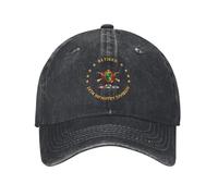 Casquette De Baseball 24E Division D'Infanterie Américaine, Tempête du Désert (À La Retraite) Anti-UV Protection Chapeau De Tennis Baseball Cap pour Extérieur Été Femme