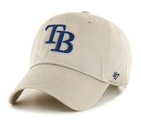 Casquette de baseball 47 Brand MLB Khaki avec logo principal et sangle r glable pour adulte, taille unique - Tampa Bay Rays - Kaki