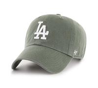 Casquette de baseball 47 Brand MLB Moss Green avec logo principal et sangle r glable pour adulte, taille unique - Los Angeles Dodgers Moss Green