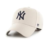 47 Brand – Casquette Relaxed Fit New York Yankees MLB Bone Beige Taille Unique