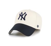 Casquette de baseball - 47BRAND - New York Yankees MLB Two Tone MVP - Beige - Mixte - Sportswear Taille unique
