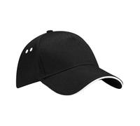 Casquette De Baseball 5 Panneaux En Toile De Coton Avec Pic Sandwich Contrasté