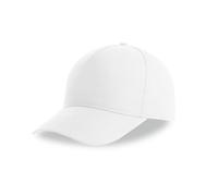 Casquette de baseball 5 pans enfant Atlantis Headwear Recy Blanc TU